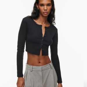 Sunday Best Black Long Sleeve Top